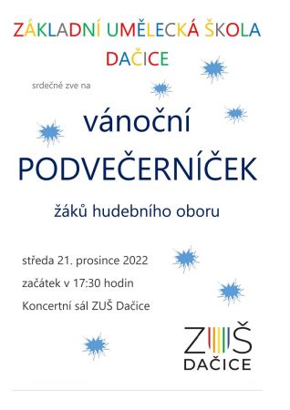 Plakát Podvečerníček 2022